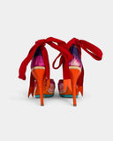 Escarpins multicolores à plateformes