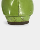 Green pointed ballet flats