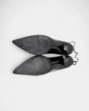 Escarpins noirs lacets