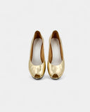 Talons compensés dorés Margiela