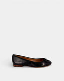Ballerines en cuir noir