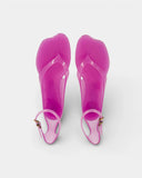 Sandales Jelly rose fushia en pvc