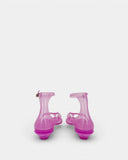 Sandales Jelly rose fushia en pvc
