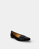 Mocassins noirs en cuir