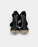 Escarpins noirs à détails boutons