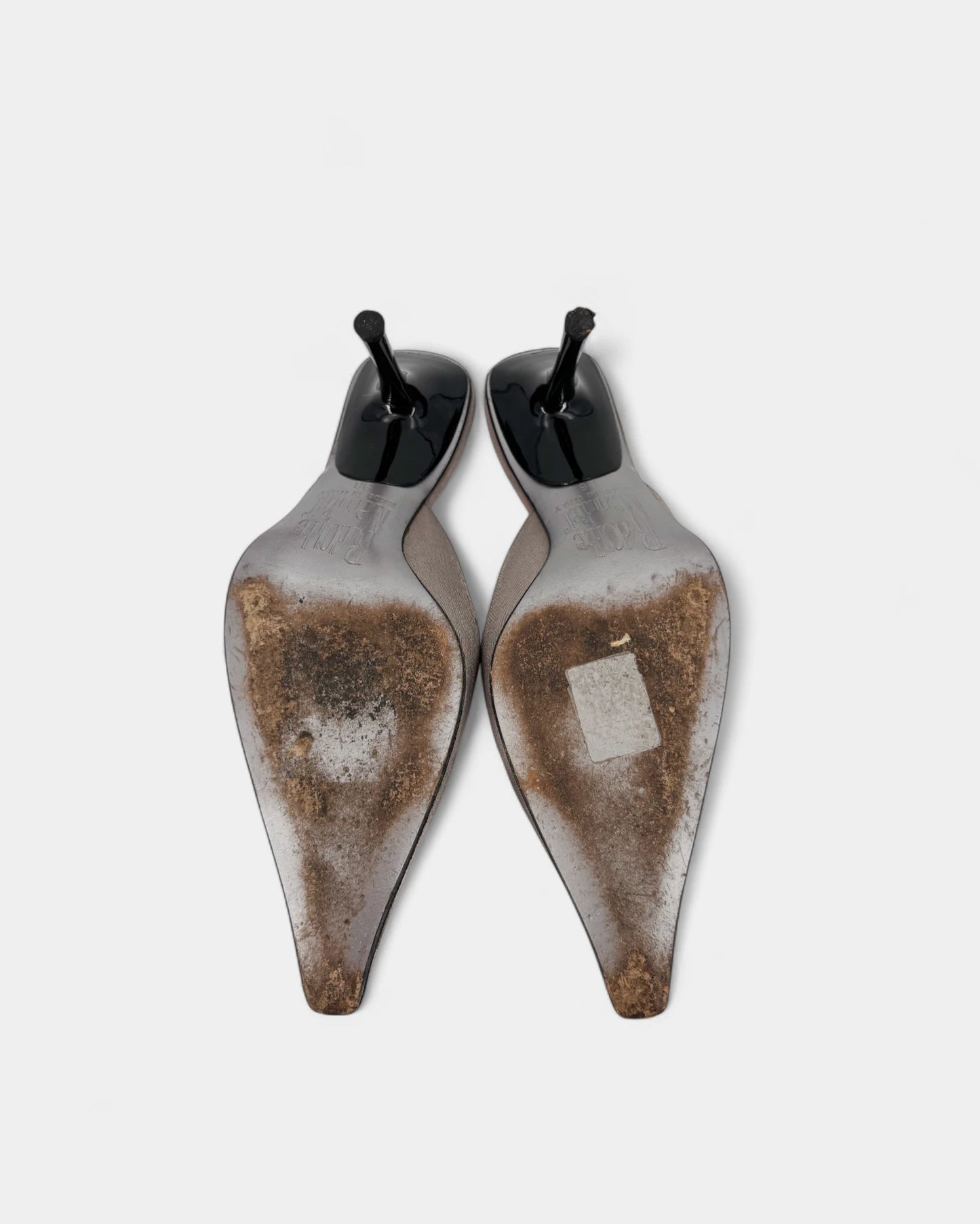 Silver mules - Size 36 EU / 5 US