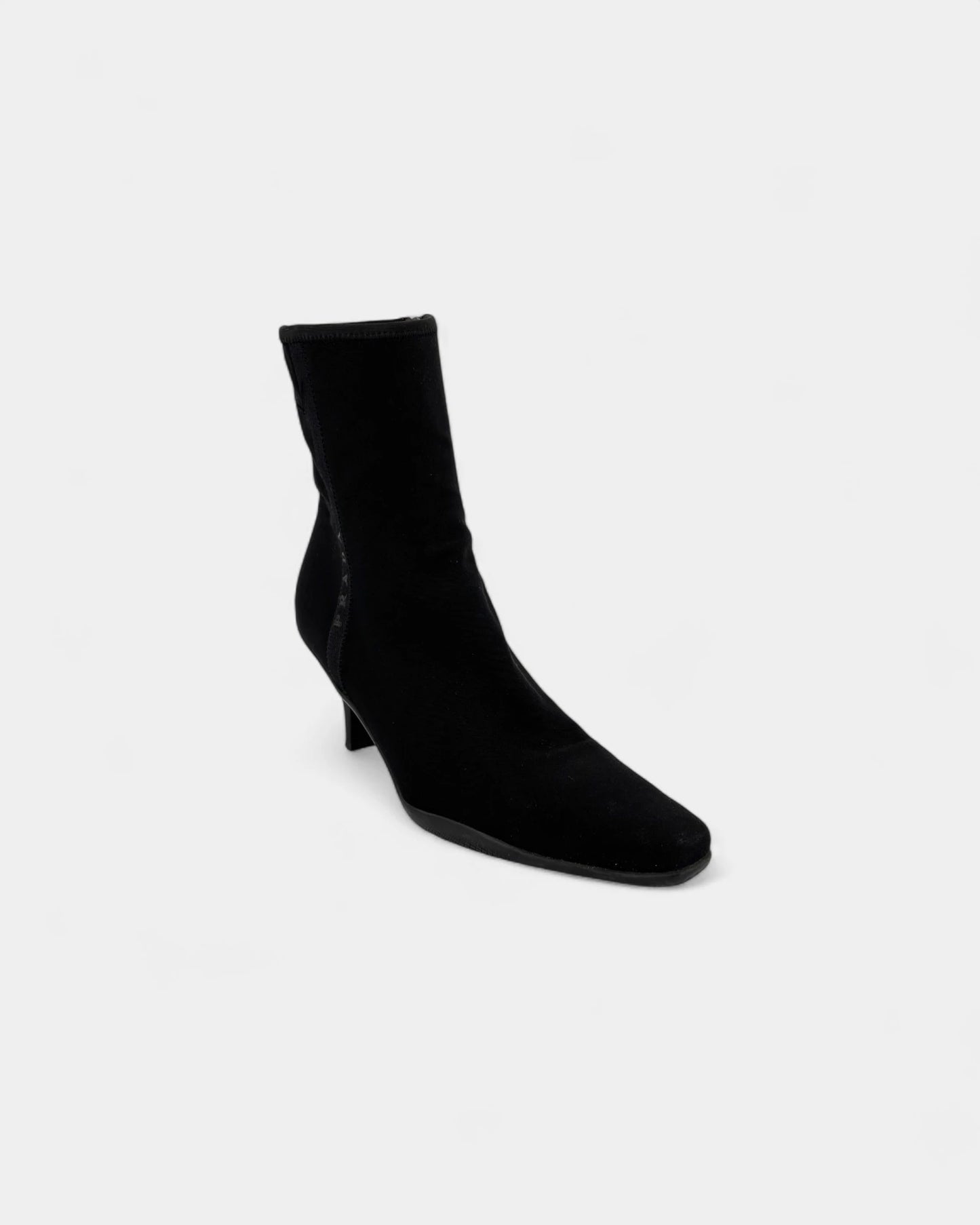 Black fabric boots - Size