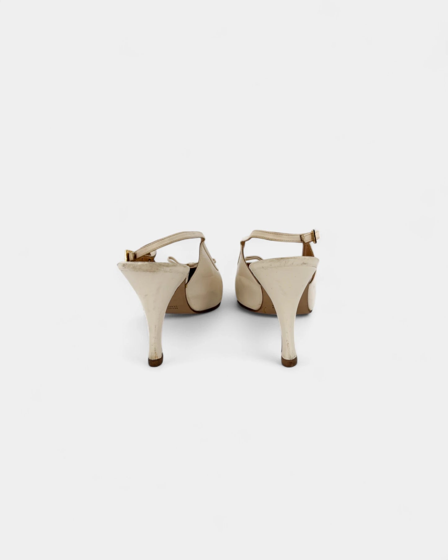 White Slingbacks - Size 37 EU / 6 US
