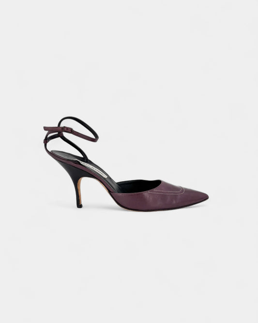 Slingbacks bordeaux - 41 EU / 10 US