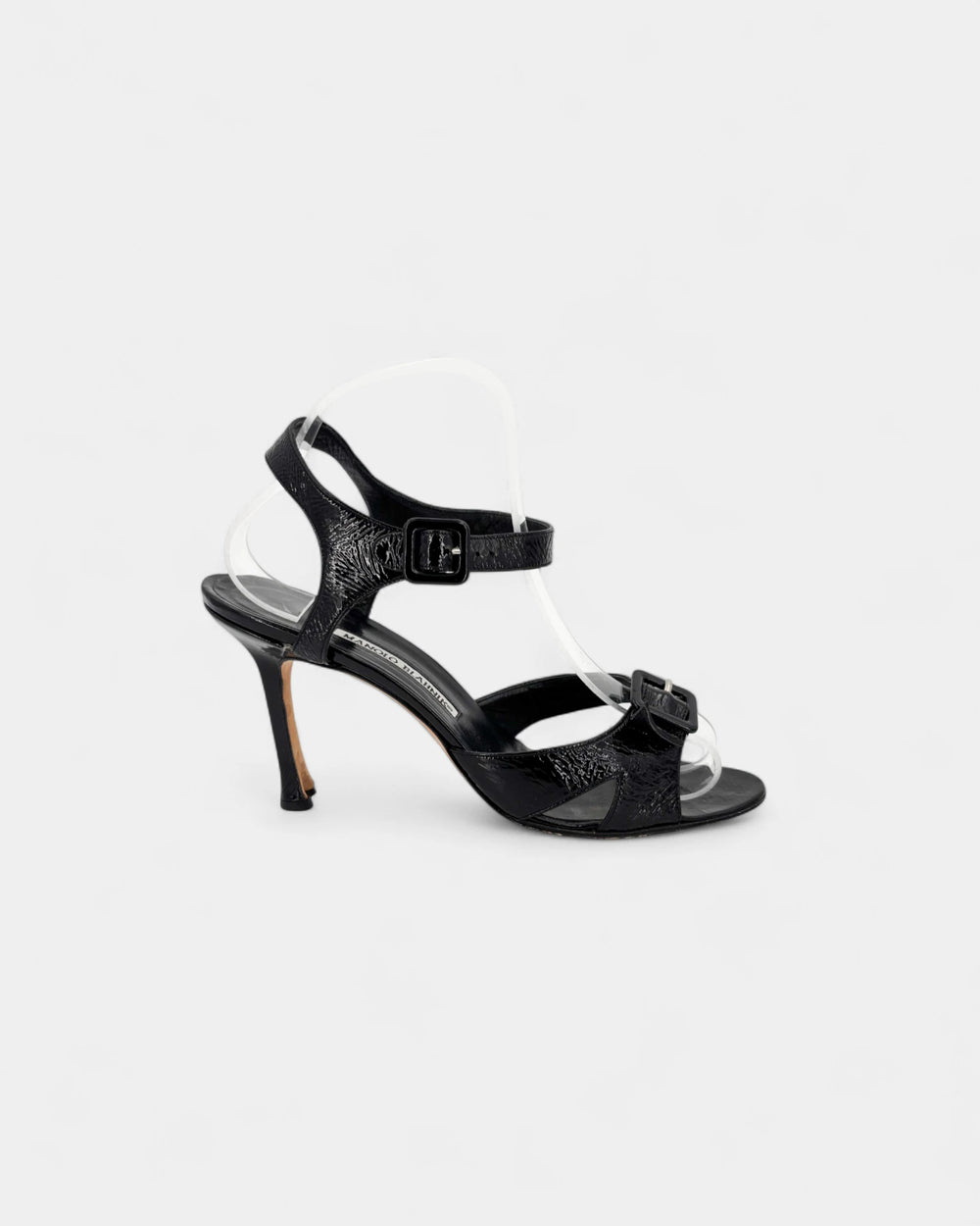 Sandales noirs vernis - 40 EU / 9 US