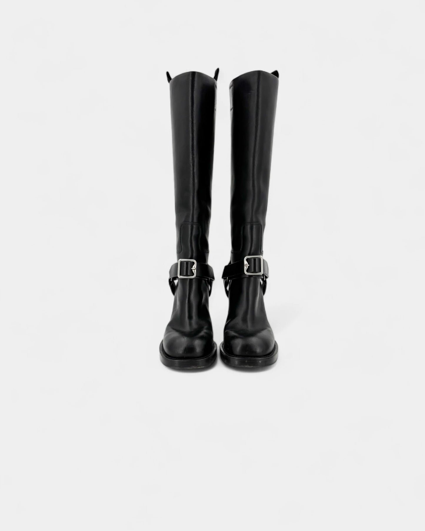 Bottes noires boucles - 39.5 EU / 8.5 US