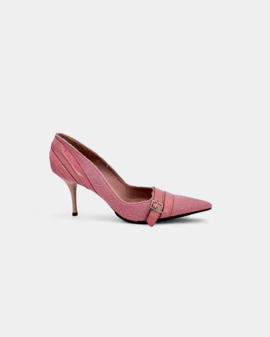 Talons roses poils - 39 EU / 8 US
