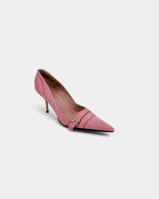 Talons roses poils - 39 EU / 8 US