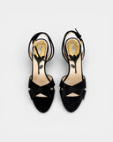 floral heeled sandals