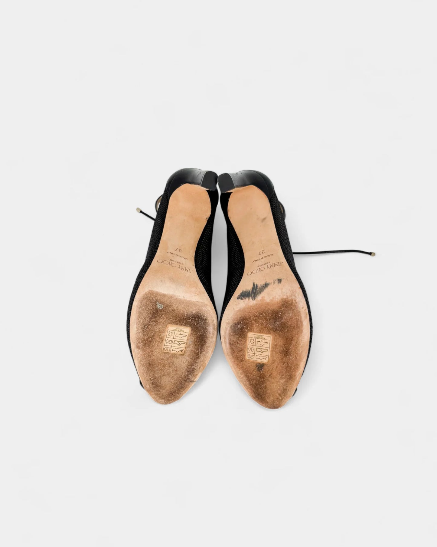 Escarpins bout ouvert noir