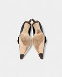 Escarpins noirs à clous