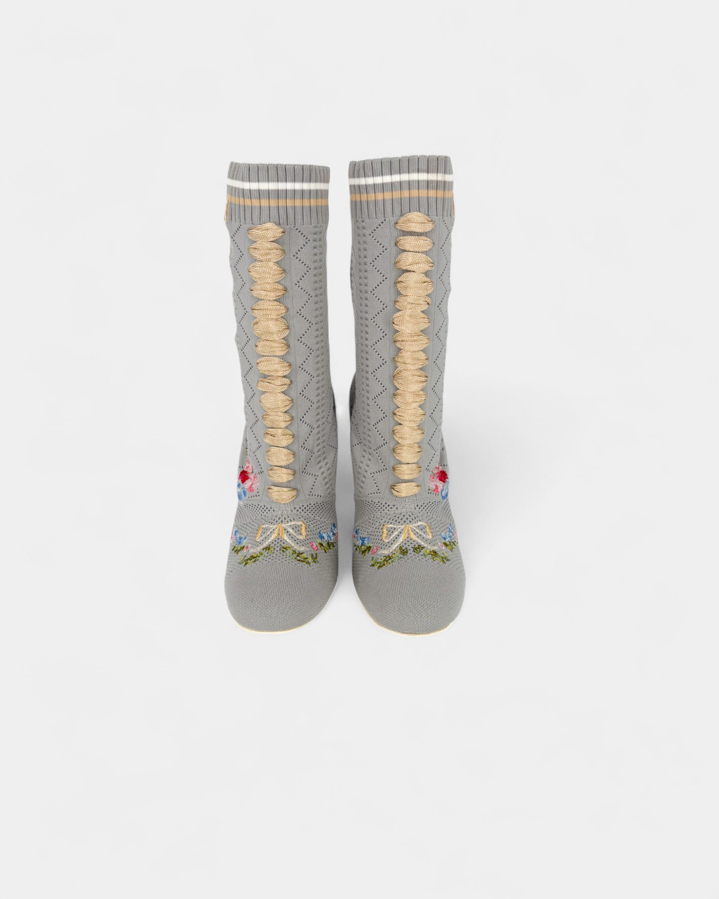 Bottines bleues ciel