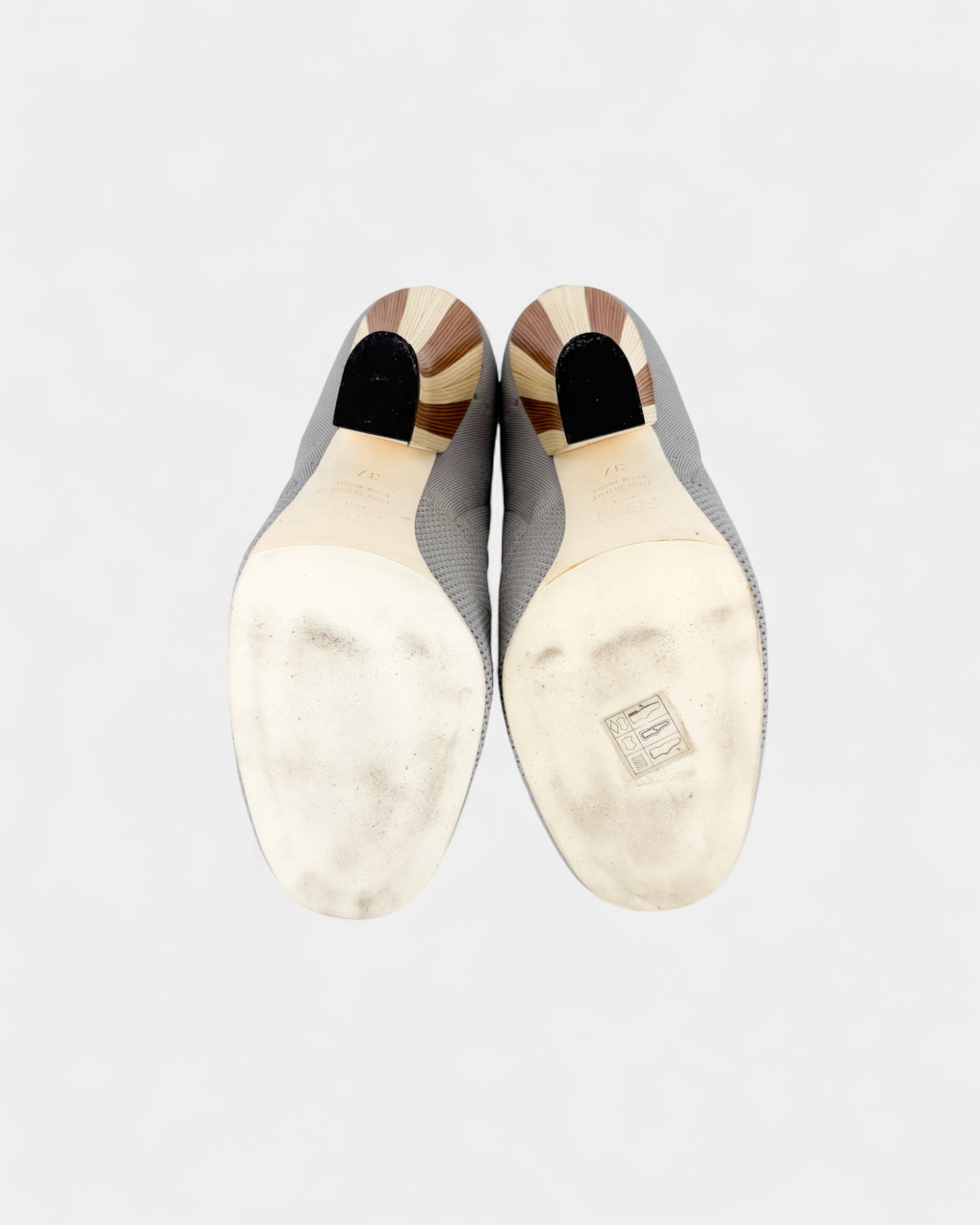 Bottines bleues ciel