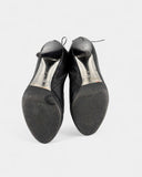 Bottes en cuir avec laçages