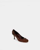Escarpins cuir marron