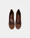 Escarpins cuir marron