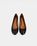 Ballerines en cuir noir