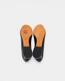 Ballerines en cuir noir