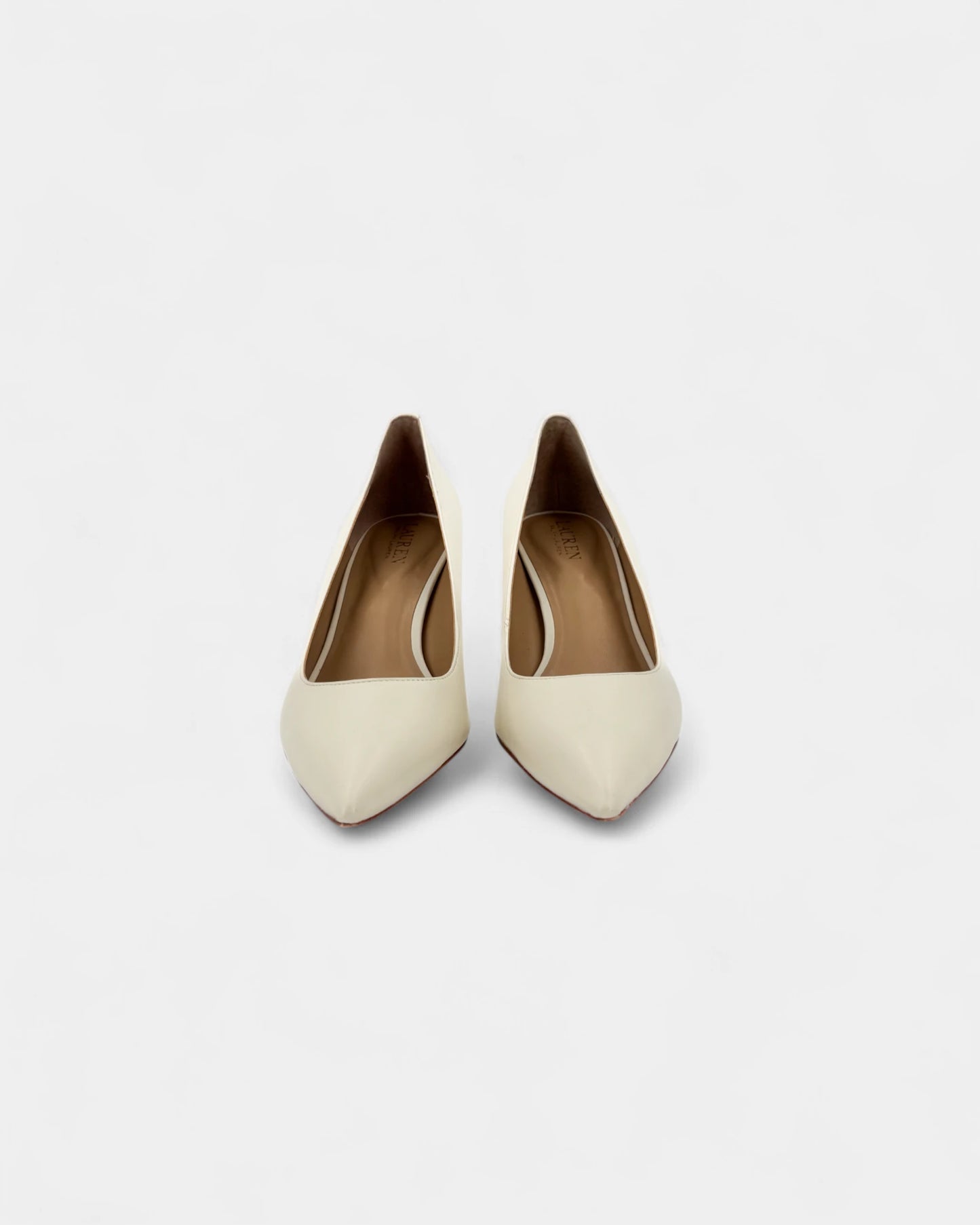 Cream white pumps - 38.5 EU / 7.5 US