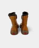 Vibram boots in cognac