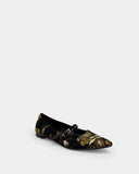Ballerines tissu orné