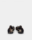 Ballerines tissu orné