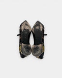 Ballerines tissu orné