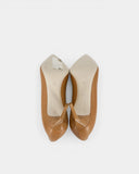 Escarpins cuir marron