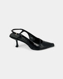 Slingbacks noires