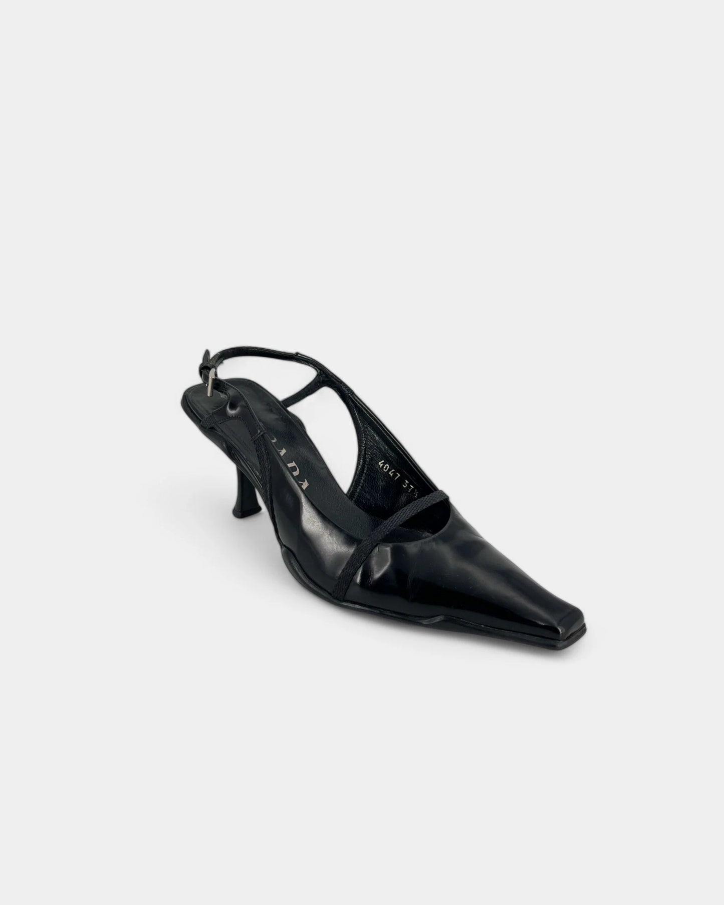 Slingbacks noires - 37.5 EU / 7.5 US