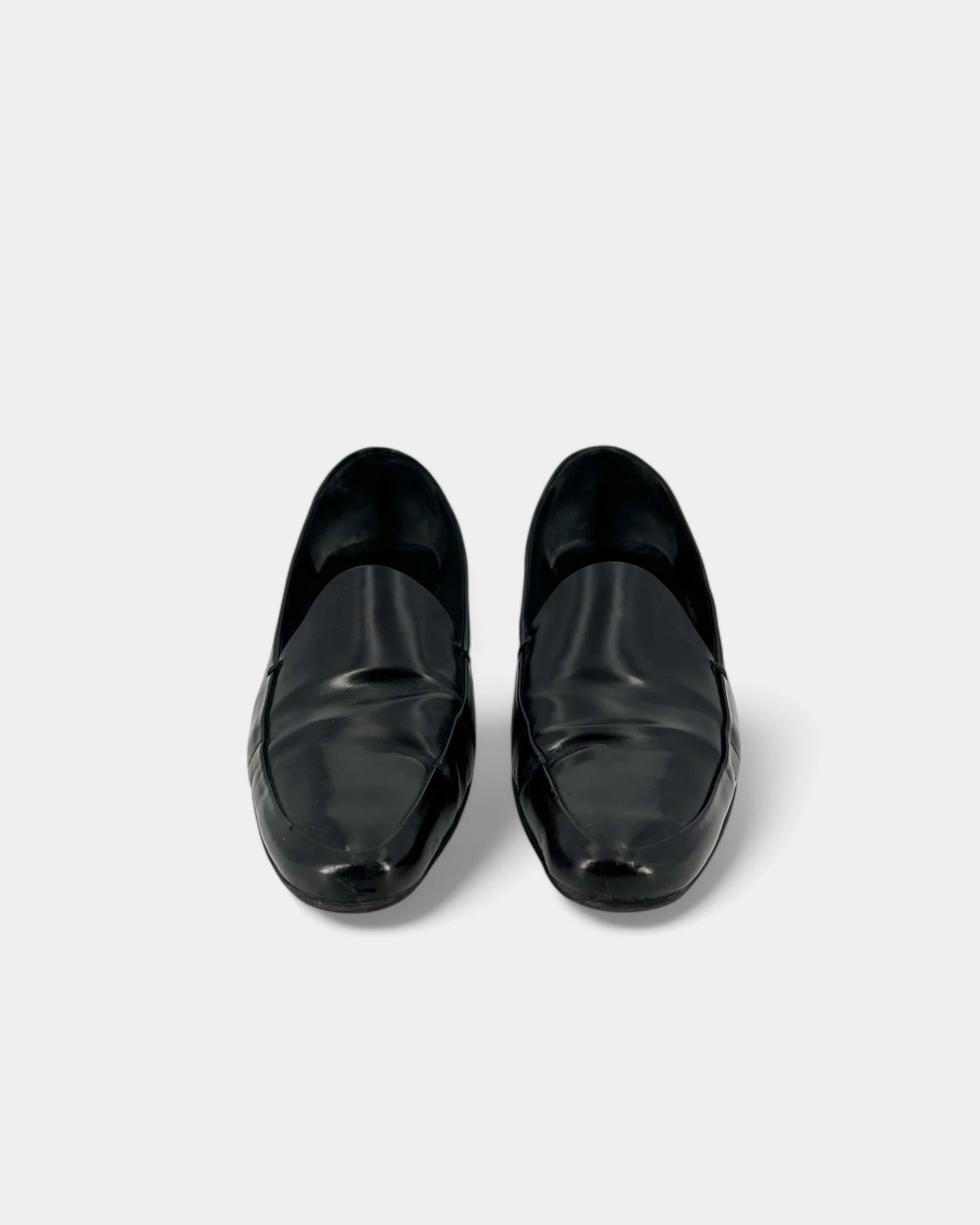 Mocassins noirs à petits talons - 37.5 EU / 7.5 US