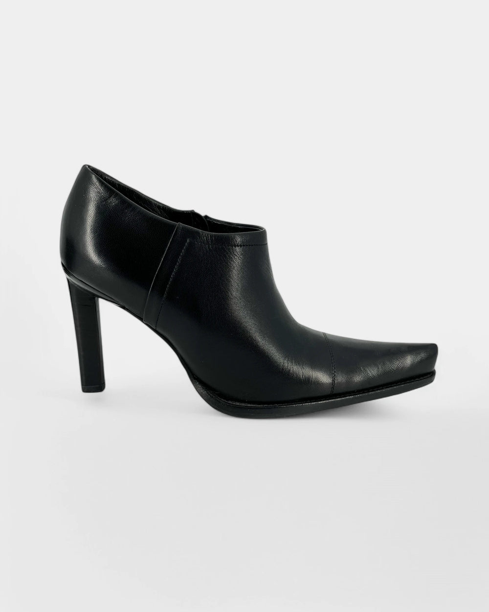 Black ankle boots