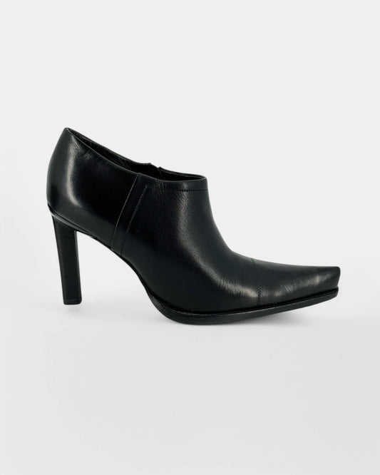 Black ankle boots