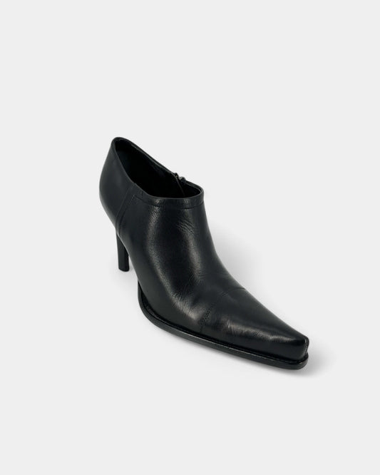 Black ankle boots