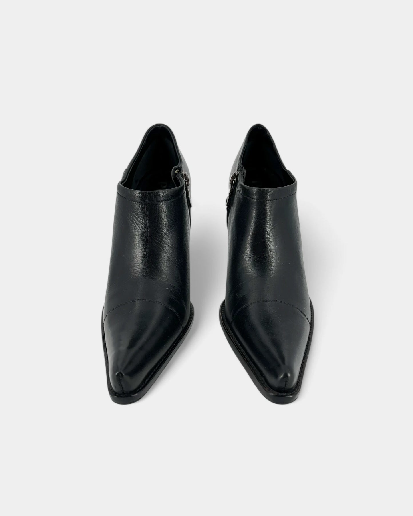 Black ankle boots