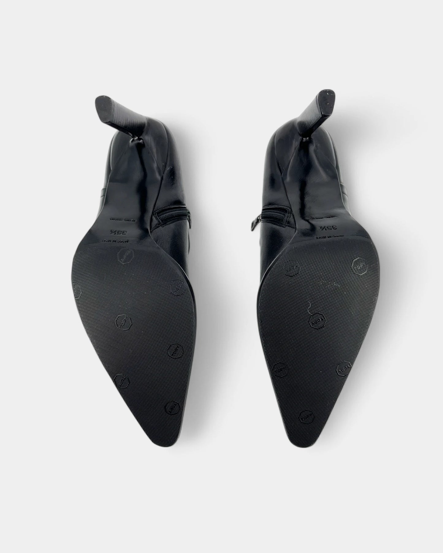 Black ankle boots