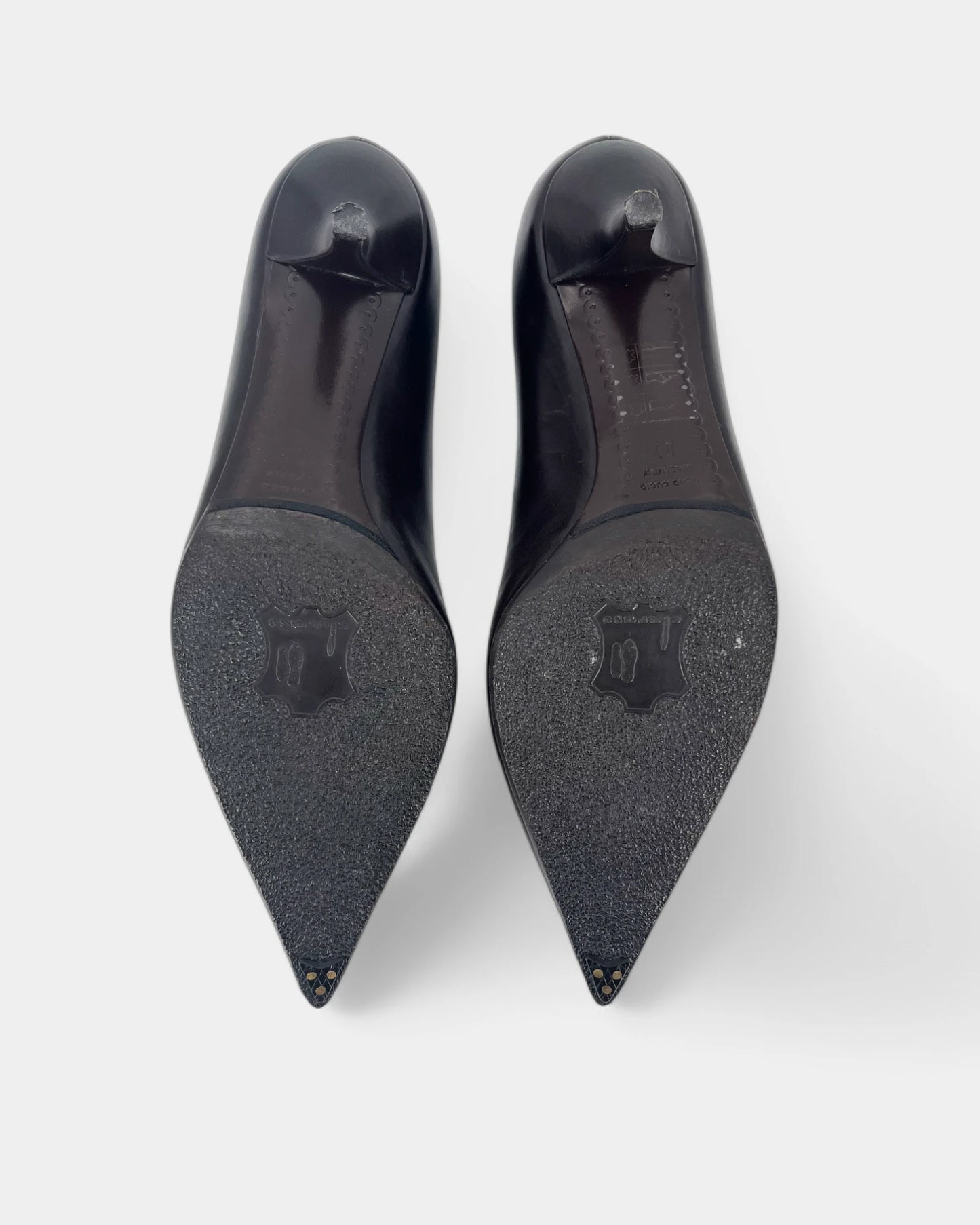 Brown pumps