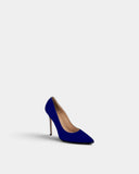 Escarpins JPG haut couture on signés bleu électrique