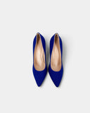 Escarpins JPG haut couture on signés bleu électrique