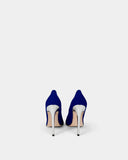 Escarpins JPG haut couture on signés bleu électrique