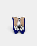 Escarpins JPG haut couture on signés bleu électrique