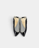 Escarpins peep-toe noirs et gris