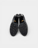 Mary Jane black leather pumps