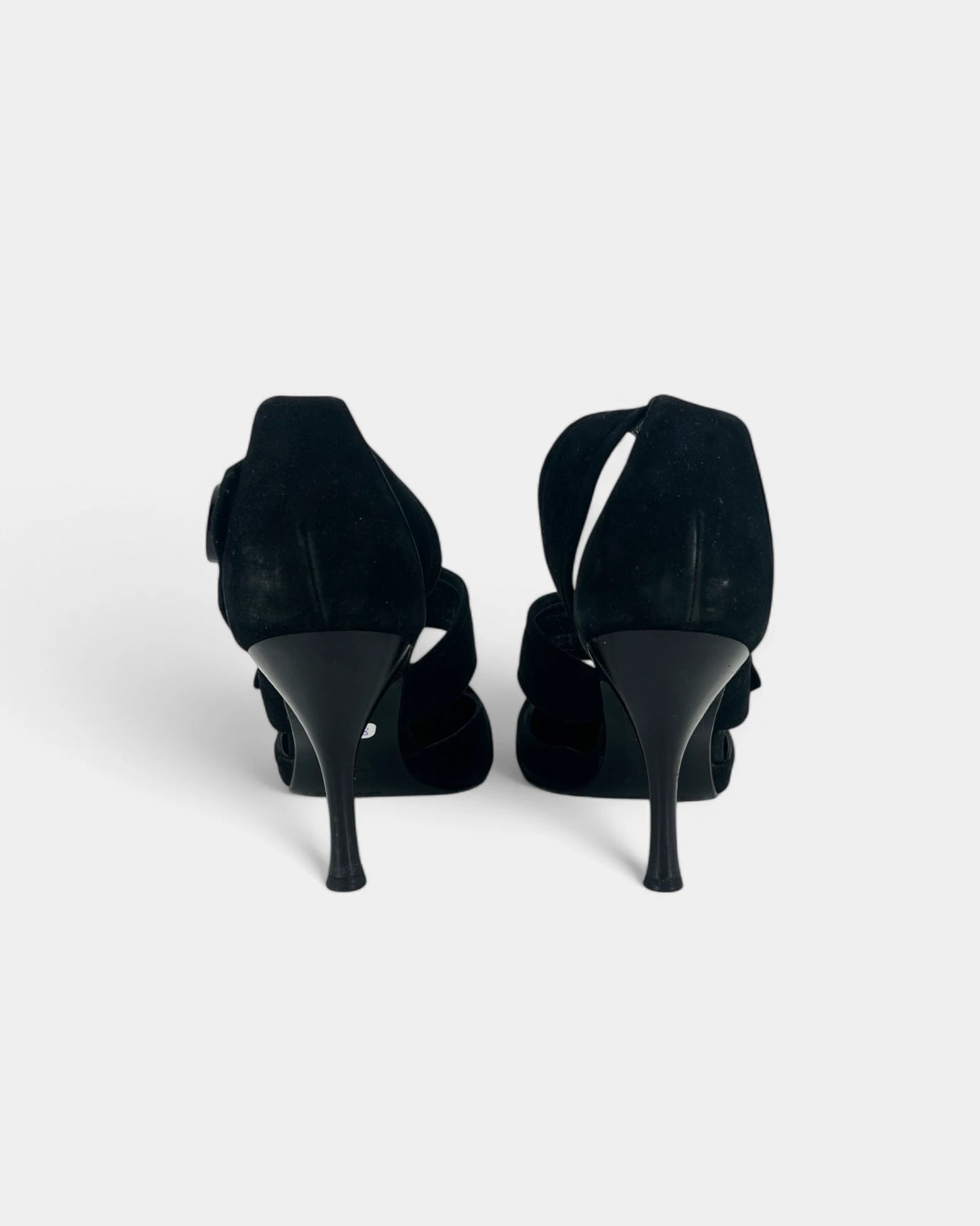 Escarpins noirs en daim - 38 EU / 8 US