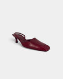 Red Square Toe Slingbacks - 39.5 EU / 8.5 US